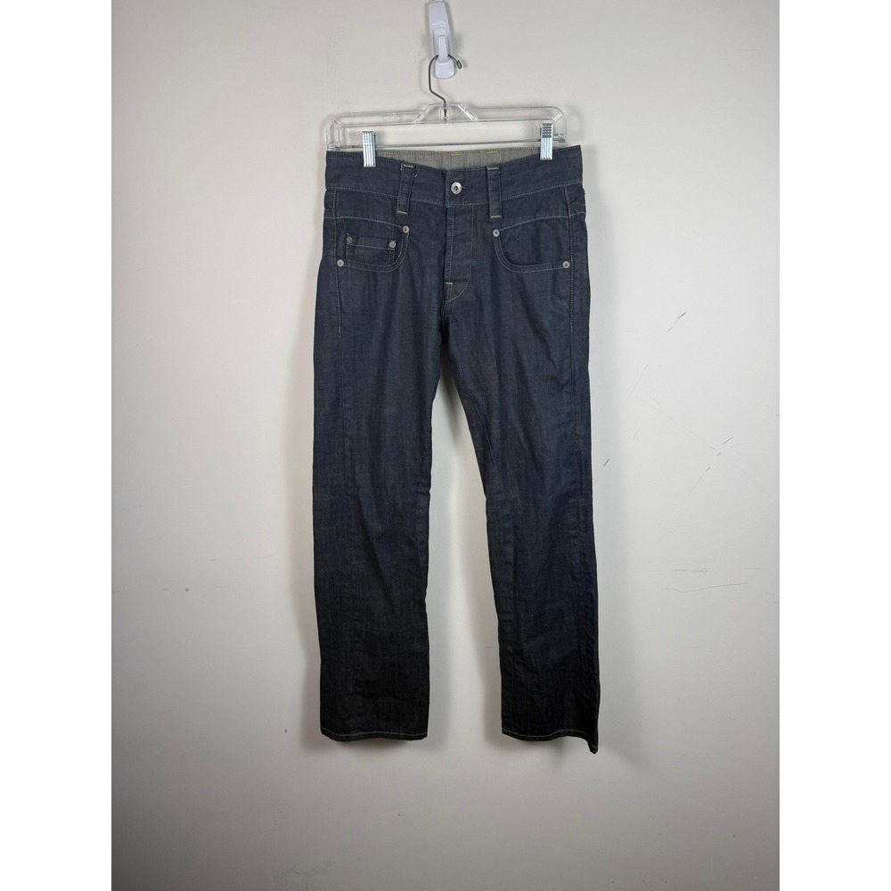 G-Star Raw 3301 Radar Straight Jeans Dark Wash Indigo Blue Mens 30x32 (31x31)